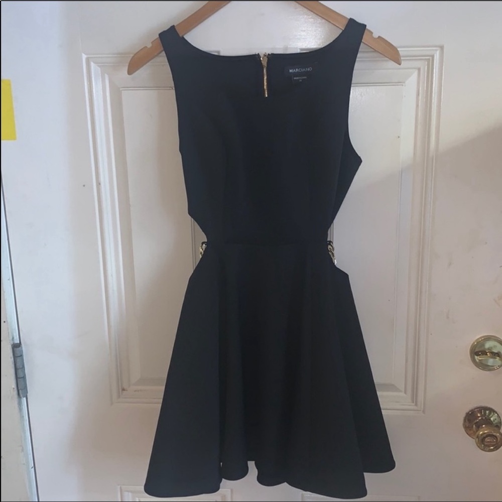 Marciano fit-n-flare dress